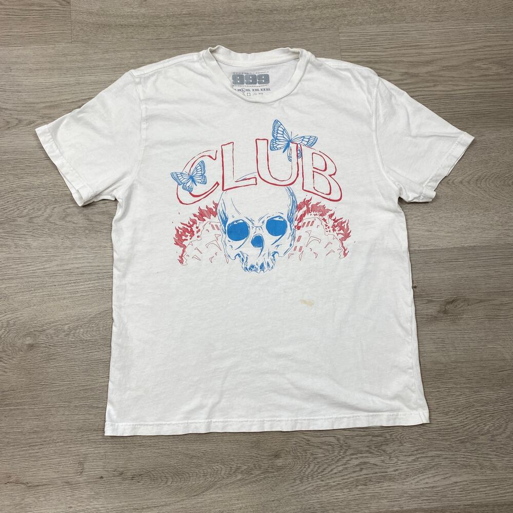 Juice Wrld 999 Club Skull T Shirt Men's L